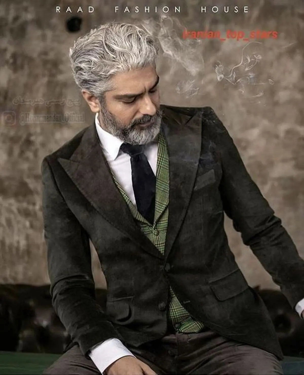مهدی پاکدل مدل شد