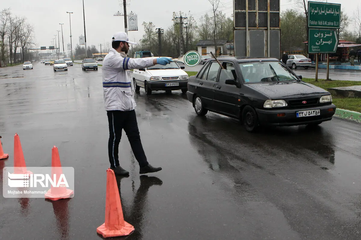 جلوگیری از ورود افزون بر ١٠٠ خودرو با پلاک غیربومی به رشت