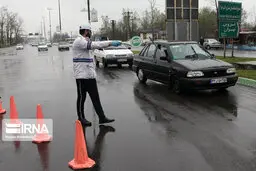 جلوگیری از ورود افزون بر ١٠٠ خودرو با پلاک غیربومی به رشت