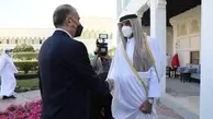 دیدار امیرعبداللهیان با امیر قطر در یک "مکان دلچسب"