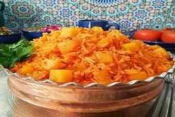 دمی گوجه فرنگی برای ناهار درست کن هم ساده است هم خوشمزه | طرز تهیه دمی گوجه فرنگی خوشمزه و ساده با سیب زمینی