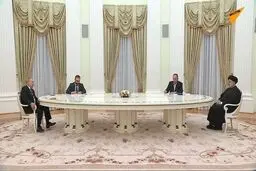 
 آغاز نشست مشترک رؤسای جمهوری ایران و روسیه