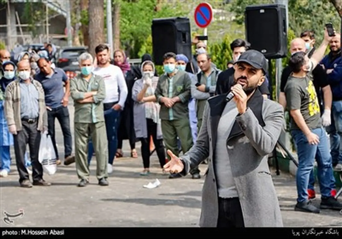 اجرای کنسرت موسیقی در بیمارستان شهدای تجریش 