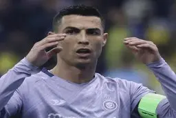 شانس بد رونالدو حتی در النصر | اینجا هم نتونست جام بگیره!