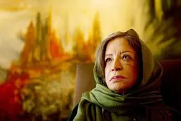 نقاش نیستم، من خود نقاشی‌‌ام | ایران درودی، در ٨٤ سالگی این بانوی هنرمند