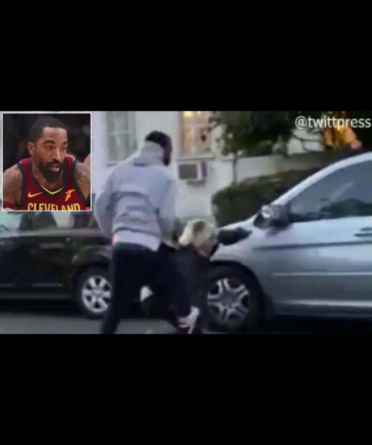 کتک زدن آشوبگر توسط ستاره معروف NBA؛ J.R Smith  در لس آنجلس 