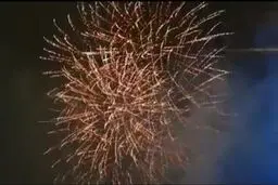 آتش‌بازی پل طبیعت به مناسبت سال نو+ویدئو
