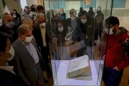 
تحویل باقی‌مانده الواح هخامنشی از آمریکا به ایران
