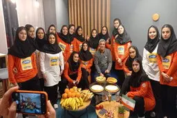 
لحظه سال تحویل دختران هندبال ایران در قزاقستان
