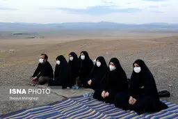  برگزاری تاسوعا و عاشورای حسینی درصحرا+(تصاویر) 