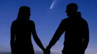 خواستگاری یک جوان آمریکایی هنگام عبور ستاره دنباله دار نئووایز 