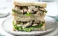 طرز تهیه ساندویچ مرغ با سس ریحان و پنیر |  ترکیبی لذیذ و مقوی برای یک وعده غذایی +ویدئو