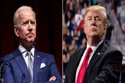 اختلاف بایدن و ترامپ در نظرسنجی ها به ۱۴ درصد رسید