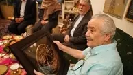 دیدار وزیر ارشاد با استاد قباد شیوا در منزل شخصی
