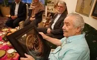 دیدار وزیر ارشاد با استاد قباد شیوا در منزل شخصی