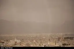 آلودگی هوای تهران با گرد و خاک 