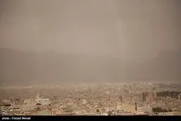 آلودگی هوای تهران با گرد و خاک 