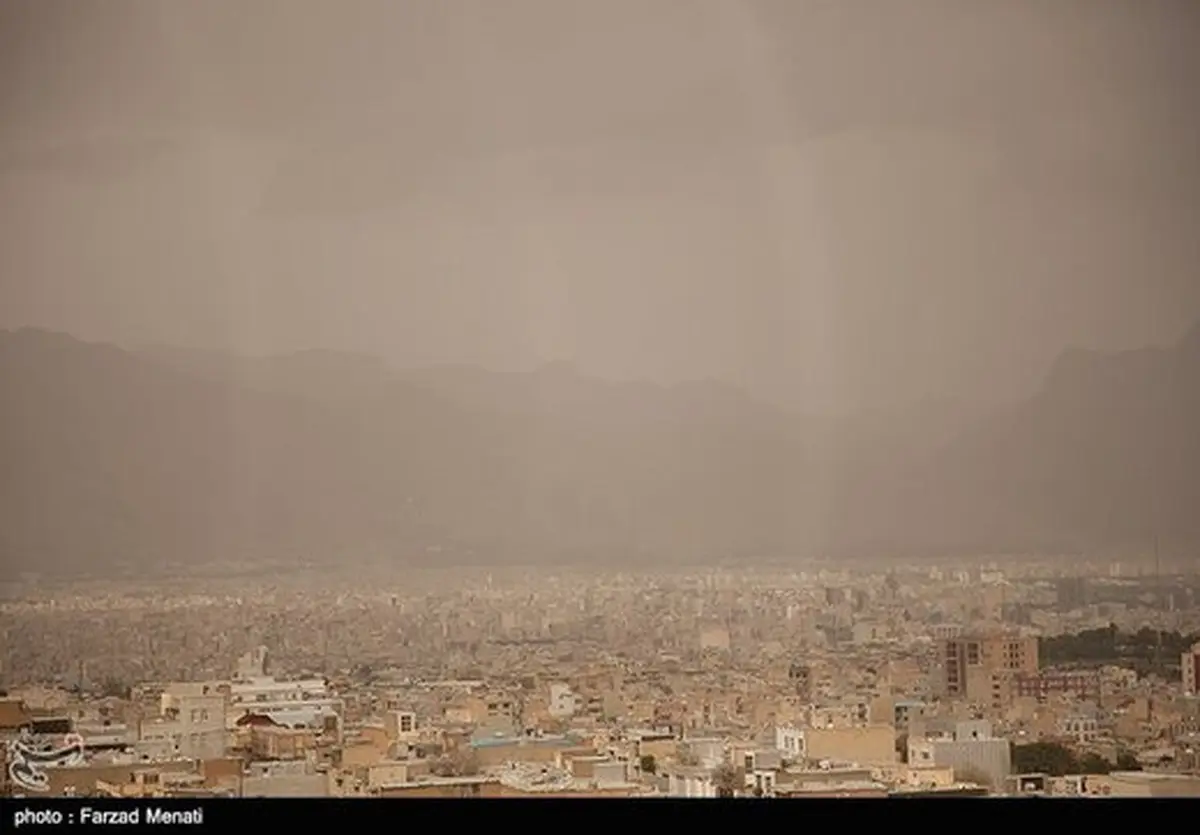 آلودگی هوای تهران با گرد و خاک 