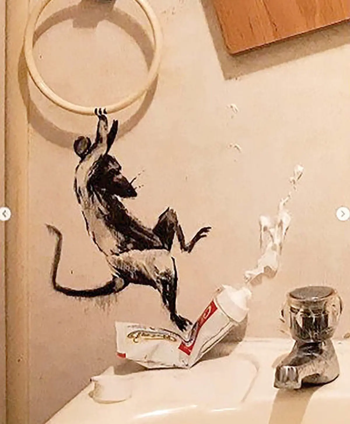حضور موش‌ها در نقاشی جدید بنکسی نقاش سرشناس