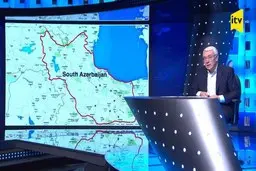 اقدام جدید و مضحک تجزیه طلبان | کانال خبری رژیم باکو  نقشه ی "آذربایجان جنوبی" که تهران، پایتخت ایران را نیز شامل می‌شود منتشر کرد!