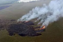 تداوم آتش‌سوزی تالاب هورالعظیم | خوزستان زیر دود