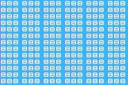 تست بینایی | فقط 10 ثانیه وقت دارید تا عدد متفاوت رو پیدا کنید | بیشتر از این تایم یعنی باهوش نیستید! + پاسخ