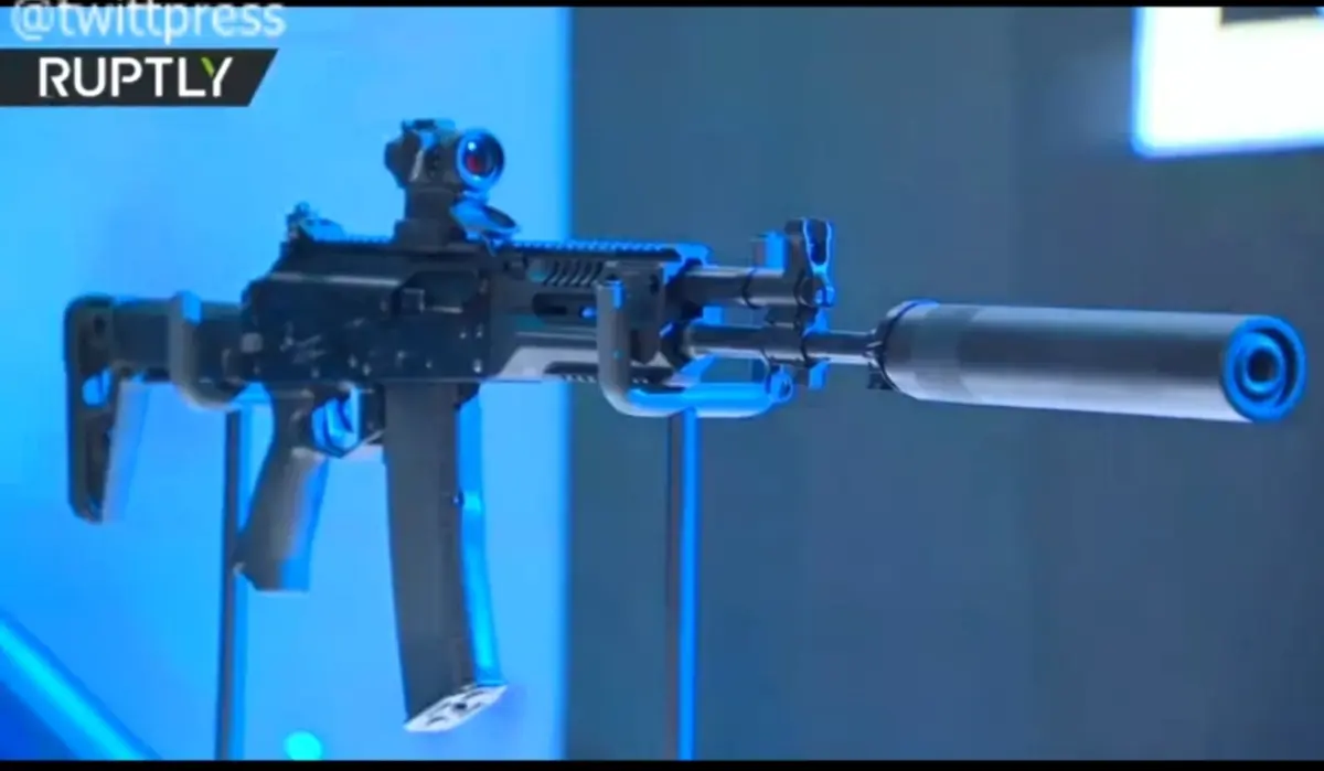 شرکت اسلحه‌سازی کلاشنیکف از سلاح‌های جدید خود رونمایی کرد + ویدئو
