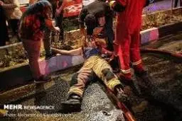 شهادت یک آتش‌نشان در تهران