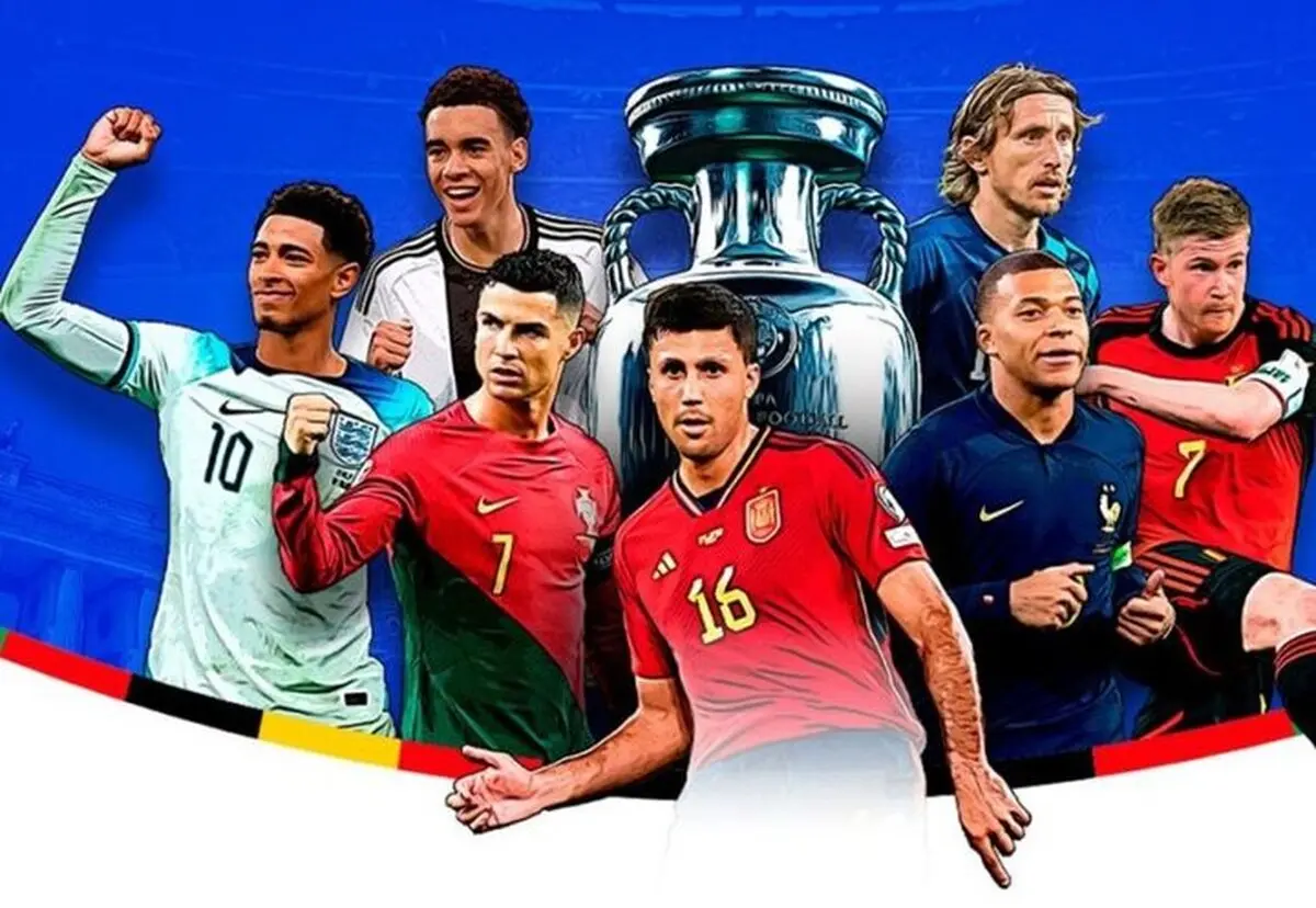  ارزشمندترین بازیکنان 1/8 نهایی یورو 2024