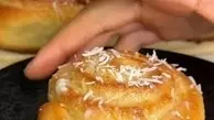 آموزش رمز و راز پخت نان شربتی مجارستانی | شیرینی نرم و شیرین با طعم نارگیل +ویدئو