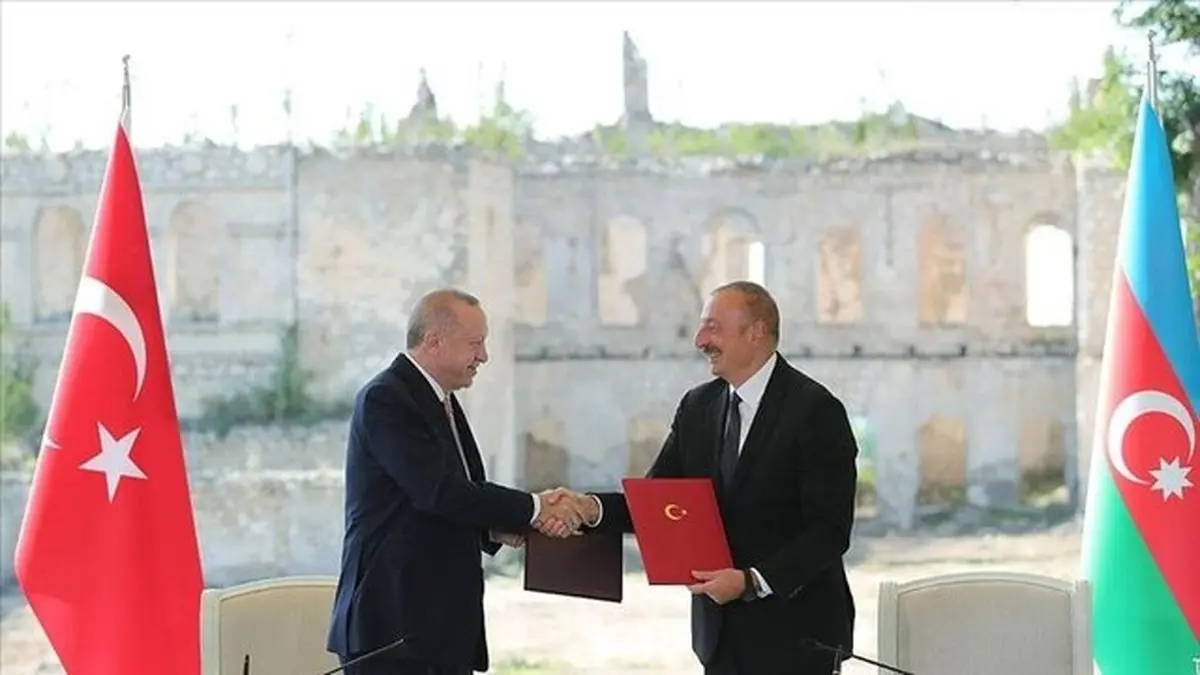 اردوغان و علی‌اف "بیانیه شوشا" را امضا کردند| اعلام آمادگی آنکارا برای برقراری روابط با ایروان