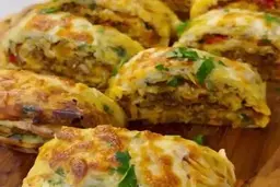 برای مهمونیات رولت سیب زمینی و گوشت درست کن | طرز تهیه رولت سیب زمینی و گوشت