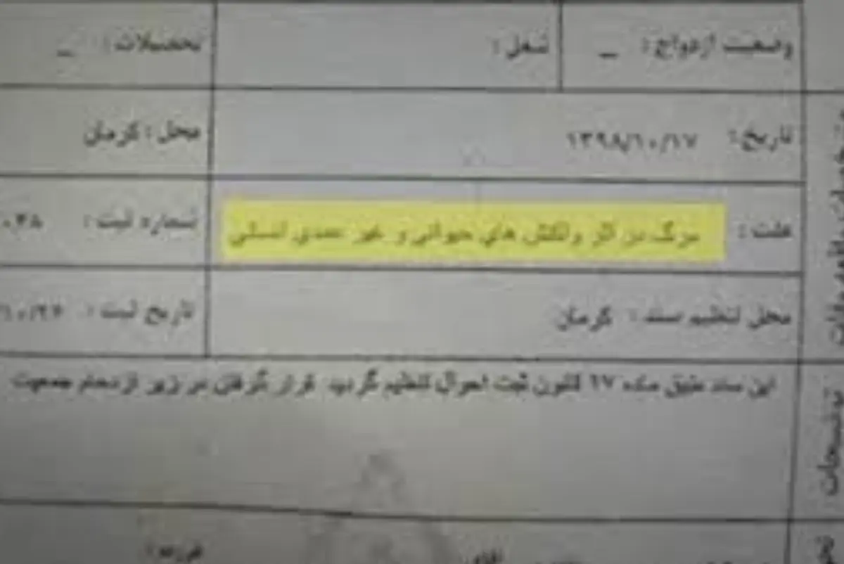 «علت فوت جان‌باختگان حادثه کرمان» و رها‌شدگی نظام اداری ما

