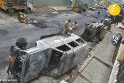  هند | درگیری‌ وآتش به خاطرتوهین به ساحت مقدس پیامبر اسلام (ص) 