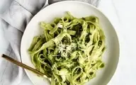 غذایی عالی برای گیاهخواران | آموزش ساده پخت اسپاگتی اسفناج