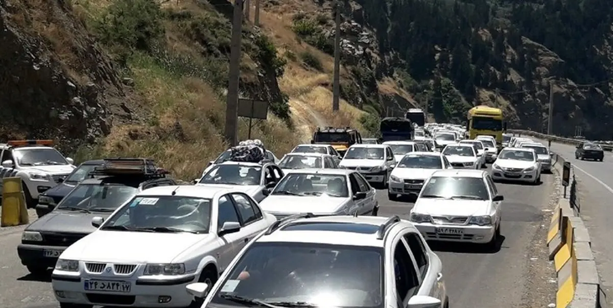 ترافیک سنگین در برخی مقاطع محور کندوان و آزادراه کرج ـ قزوین