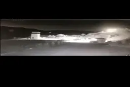 تصاویر ثبت شده از شهاب سنگ در استان های مرزی ترکیه+فیلم