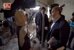 اقدام جنجالی محافظ رئیسی در نیویورک | ماجرای جلوگیری از ضبط مکالمه رئیس جمهور با مجری ۶۰ دقیقه چیست ؟