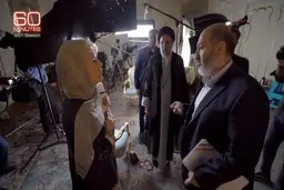 اقدام جنجالی محافظ رئیسی در نیویورک | ماجرای جلوگیری از ضبط مکالمه رئیس جمهور با مجری ۶۰ دقیقه چیست ؟