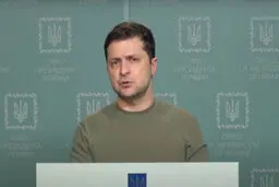 فریم به فریم با رئیس جمهور اوکراین در گذر زمان+ویدئو