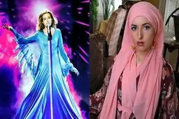 قرآن خواندن خواننده زن مسلمان آمریکایی که  فارسی هم صحبت می کند