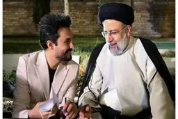 اذان دادن خواننده پاپ در افطاری هنرمندان با رئیسی + ویدیو