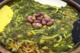  طریقه تهیه آش رشته با رنگ زیبا | علت اصلی سیاه یا تیره شدن رنگ آش رشته