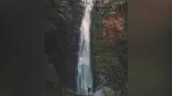 آبشاری منحصر به فرد در مازندران+ویدئو