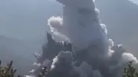 فوران وحشتناکِ آتشفشان Tangkuban Prau ، اندونزی. + ویدئو