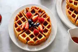 هیچ کس به یه صبحونه‌ی لاکچری هتلی نه نمیگه | طرز تهیه وافل صبحانه +ویدئو