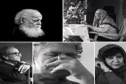 مهرداد اسکویی عکس‌ ۵ چهره ادبی را هم هدیه داد + تصاویر