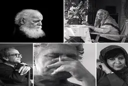 مهرداد اسکویی عکس‌ ۵ چهره ادبی را هم هدیه داد + تصاویر