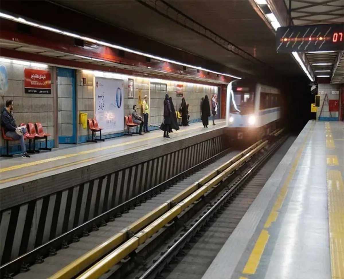 حادثه در مترو هفت‌ تیر تهران