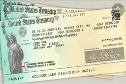 ترامپ چک های ارسالی برای کمک به کرونا را دوباره چاپ کرد 